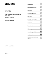 Siemens SITRANS L 7ML1510 Série Instructions De Service