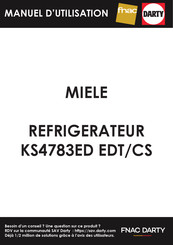 Miele KS 4783 ED Mode D'emploi