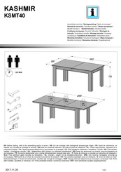 Forte KASHMIR KSMT40 Notice De Montage