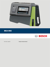 Bosch BEA 065 Notice Originale