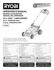 Ryobi ONE+ P11010 Manuel D'utilisation