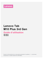 Lenovo TB128FU Guide D'utilisation