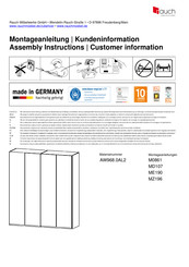 Rauch MD107 Instructions De Montage