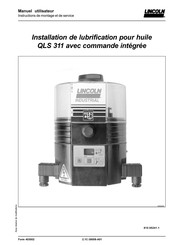 Lincoln QLS 311 Instructions De Montage Et De Service