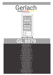 Gerlach Germany GL 8079 Mode D'emploi