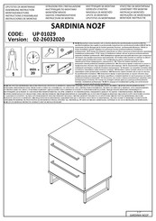 BUT UP 01029 Instructions D'assemblage