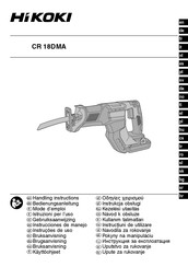 HIKOKI CR18DMA-W2Z Mode D'emploi