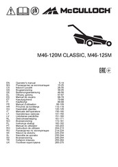 McCulloch M46-120M CLASSIC Manuel D'utilisation