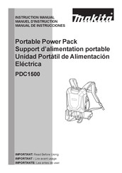 Makita PDC1500 Manuel D'instructions