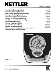 Kettler SM3656-68 Mode D'emploi Et Instructions D'entraînement