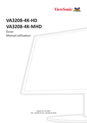 ViewSonic VA3208-4K-HD Manuel Utilisateur