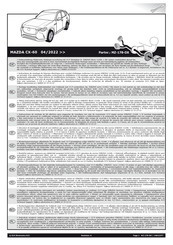 ECS Electronics MZ-178-DX Instructions De Montage