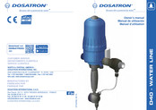 dosatron D40WL3000NIEAF Manuel D'utilisation