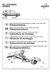 Jaeger 21070520J Instructions De Montage