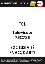 TCL 75C735 Manuel D'utilisation