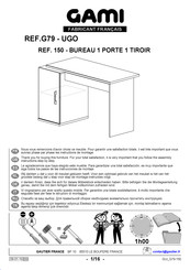 Gautier GAMI UGO G79 Instructions De Montage