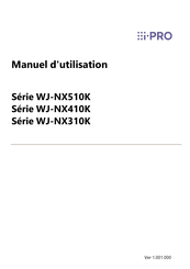 i-PRO WJ-NX510KGV Manuel D'utilisation