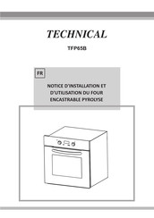 Technical TFP65B Notice D'installation Et D'utilisation