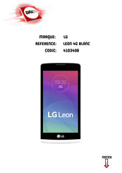 LG LEON 4G Guide De L'utilisateur