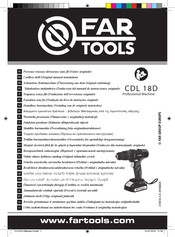 Far Tools CDL 18D Notice Originale