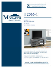 Monarch Specialties I 2566-1 Instructions D'assemblage