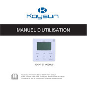 Kaysun KCCHT-07 MODBUS Manuel D'utilisation