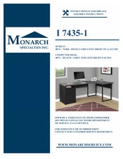 Monarch Specialties I 7435-1 Instructions D'assemblage