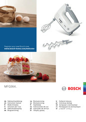 Bosch ErgoMixx MFQ36465 Mode D'emploi