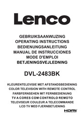 LENCO DVL-2483BK Mode D'emploi