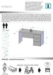 Forte RTNB211 Notice De Montage