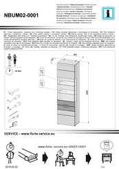 Forte NBUM02-0001 Notice De Montage