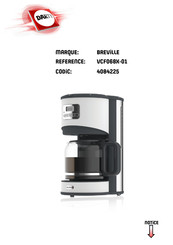 Breville VCF068X-01 Instructions