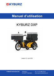 KYBURZ DXP 4.2 Manuel D'utilisation