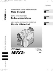 Canon MVX2i Mode D'emploi