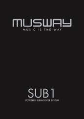 Musway SUB1 Mode D'emploi