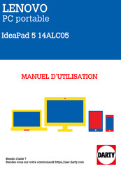 Lenovo IdeaPad 5 14ITL05 D1b Guide D'utilisation