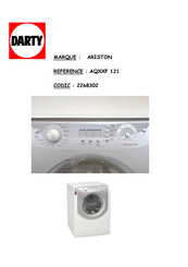 Ariston AQXXF 121 Mode D'emploi