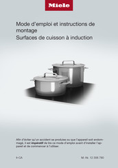 Miele KM 7720 FR Mode D'emploi Et Instructions De Montage