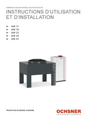 Ochsner AIR 41 Instructions D'utilisation Et D'installation