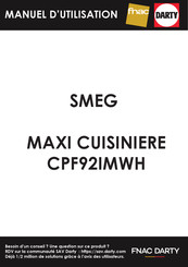 Smeg CPF92IMWH Mode D'emploi