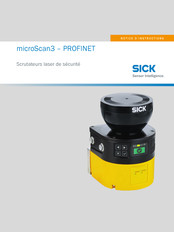 SICK microScan3-PROFINET Notice D'instructions