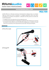 Ramiaudio RGL100 Guide Rapide