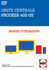 HP PRODESK 400 G5 Manuel De L'utilisateur