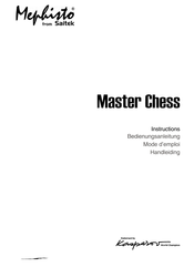 Saitek Mephisto Master Chess Mode D'emploi