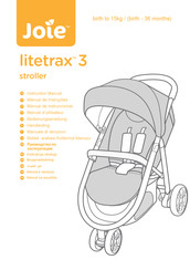 Joie litetrax 3 Manuel De L'utilisateur