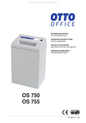 Otto Office OS 755 Notice D'utilisation