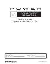 Rockford Fosgate POWER T152-S Mode D'emploi