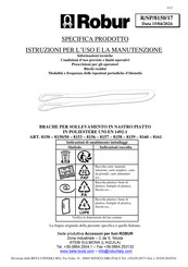 Robur 8150/50 Manuel D'instructions