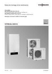 Viessmann Vitocal 200-S AWB 201.B04 Notice De Montage Et De Maintenance