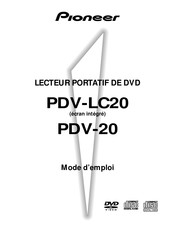 Pioneer PDV-20 Mode D'emploi